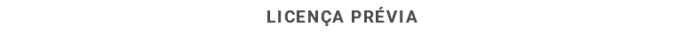 Licença Prévia
