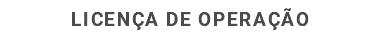 Licença de OPERAÇão 